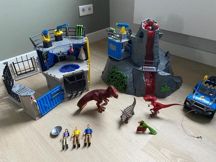 Schleich Dino-sets 41462 + 42564 + 41464, Kinderen en Baby's, Speelgoed | Actiefiguren, Gebruikt, Ophalen