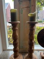 Houten luikje met houten kandelaars ect, Ophalen, Gebruikt