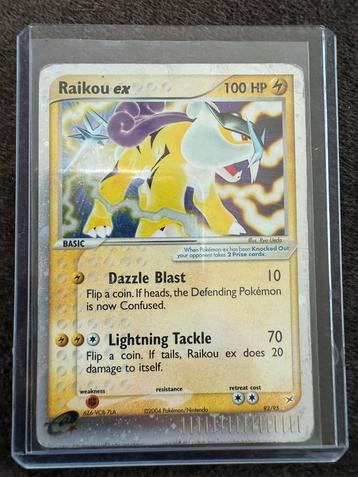 Pokemon Raikou ex #92 beschikbaar voor biedingen