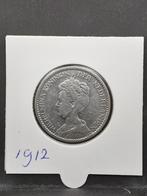 1 gulden 1912 Koningin Wilhelmina, Postzegels en Munten, Munten | Nederland, 1 gulden, Zilver, Ophalen of Verzenden, Koningin Wilhelmina