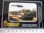 sticker KL logo alouette tank leopard II samenwerking, Verzenden, Zo goed als nieuw, Bedrijf of Vereniging