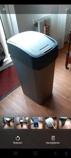 Afval bak, Huis en Inrichting, Woonaccessoires | Prullenbakken, Ophalen, Kunststof, 40 liter of meer, Zo goed als nieuw