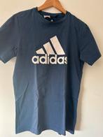 Adidas t shirt donkerblauw mt s, Ophalen of Verzenden, Zo goed als nieuw, Blauw