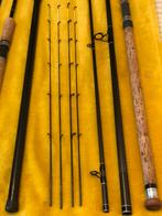 3 Werphengels en een Landingsnet, Watersport en Boten, Hengelsport | Algemeen, Ophalen of Verzenden, Zo goed als nieuw, Werphengel