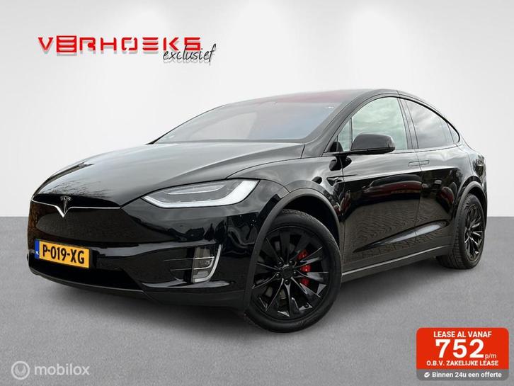 Tesla Model X Performance Ludicrous Raven 7-pers., Auto's, Tesla, Bedrijf, Te koop, Model X, 4x4, ABS, Achteruitrijcamera, Adaptive Cruise Control