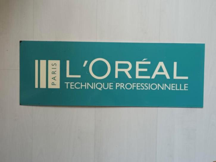 L'Oréal Technique Professionnelle Reclamebord, Verzamelen, Merken en Reclamevoorwerpen, Gebruikt, Reclamebord, Ophalen of Verzenden