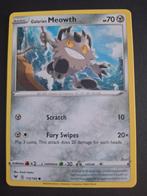 Galarian Meowth 112 - normaal - vivid Voltage  3x, Ophalen of Verzenden, Zo goed als nieuw, Losse kaart