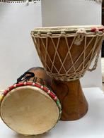 Djembé 2x / Vaastrommels - West-Afrika, Muziek en Instrumenten, Ophalen of Verzenden, Gebruikt, Overige merken