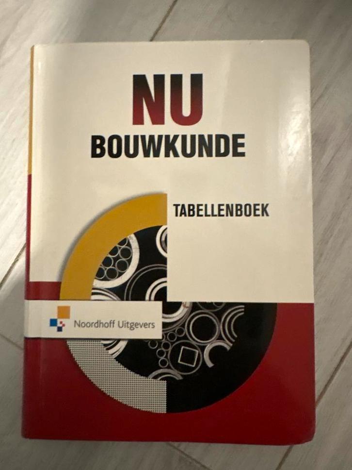 NU Bouwkunde Tabellenboek - Zo goed als nieuw!, Boeken, Economie, Management en Marketing, Zo goed als nieuw, Overige onderwerpen