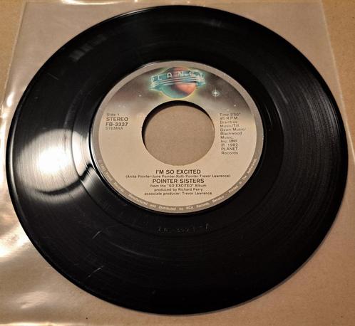 Pointer Sisters – I'm So Excited, Cd's en Dvd's, Vinyl Singles, Zo goed als nieuw, Single, R&B en Soul, 7 inch, Ophalen of Verzenden