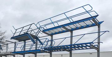 gebruikte stalen metalen trappen verzinkt wenteltrap beschikbaar voor biedingen