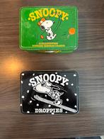 Twee Snoopy Blikken, Ophalen of Verzenden, Gebruikt, Koek(jes), Overige merken