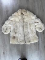 Luxe vintage bontjas, Verzenden, Gedragen, Maat 38/40 (M), Wit