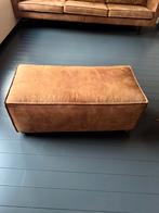 Stoere Be Pure bank + hocker van eco-leer, Ophalen, Gebruikt, 75 tot 100 cm, Industrieel