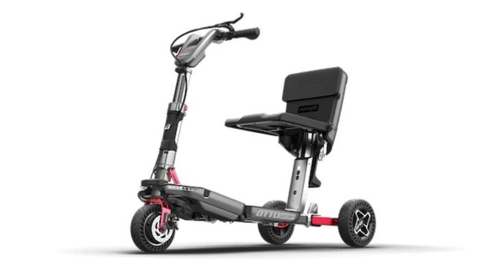 Opvouwbare scootmobiel, Diversen, Rollators, Gebruikt, Lichtgewicht, Opvouwbaar, Ophalen