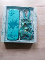 Esprit rood horloge met leer horloge bandje ( kado sets), Overige merken, Leer, Staal, Nieuw