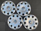 Set orig Volkswagen Golf, Touran en Caddy wieldoppen 15 inch, Auto diversen, Wieldoppen, Ophalen of Verzenden, Gebruikt