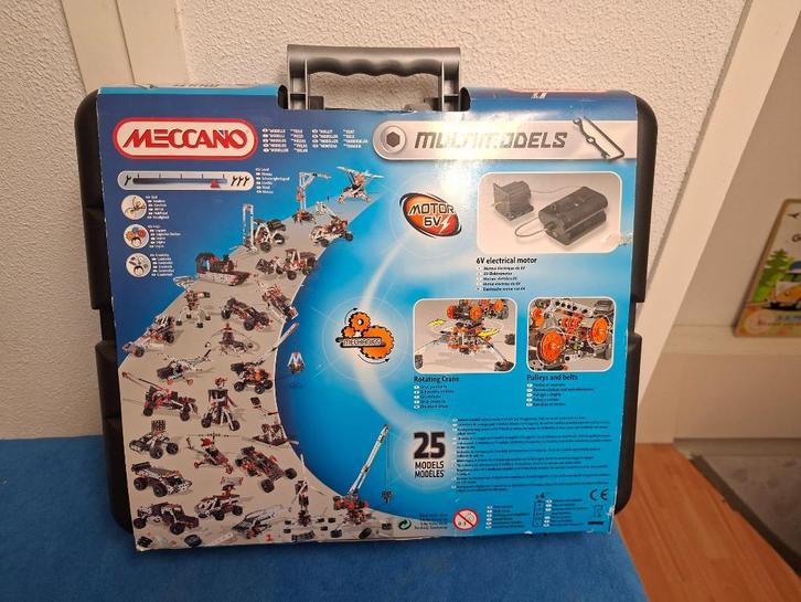 Meccano koffer  25 modellen, Kinderen en Baby's, Speelgoed | Overig, Zo goed als nieuw, Jongen, Ophalen of Verzenden