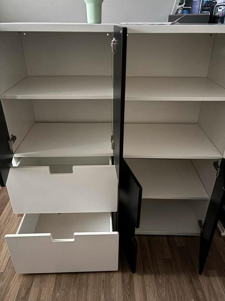 Ikea Kast Stuva Zwart Wit, Huis en Inrichting, Kasten | Overige, Gebruikt, Ophalen