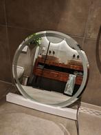 Badkamer spiegel met verwarming en verlichting, Rond, Nieuw, Ophalen of Verzenden, Minder dan 100 cm