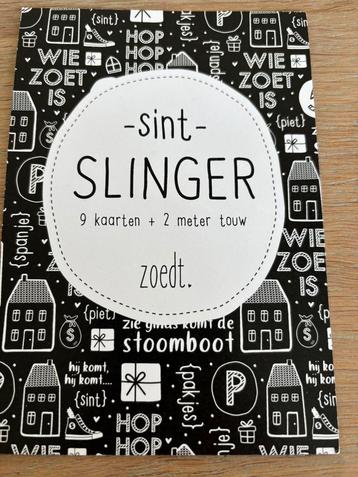 Als NIEUW Sinterklaas slinger Zoedt zwart wit DECO beschikbaar voor biedingen