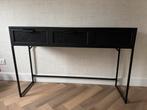 Sidetable zwart, Huis en Inrichting, Tafels | Sidetables, Ophalen, 100 tot 150 cm, Zo goed als nieuw, 25 tot 50 cm