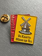 Cv de kaart Oeteldonk 2016 pin - de kaarte blieve op Tes, Verzamelen, Gebruikt, Ophalen of Verzenden, Speldje of Pin, Nvt