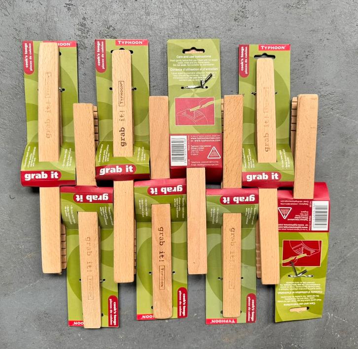 Houten tang, Huis en Inrichting, Keuken | Bestek, Nieuw, Los bestek, Hout, Ophalen