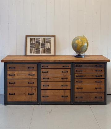 Ladekast, Vintage kast, Dressoir, Opbergkast, Kast met lades beschikbaar voor biedingen