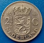 2 1/2 gulden 1980 - Juliana, Postzegels en Munten, Munten | Nederland, Verzenden, Koningin Juliana, 2½ gulden, Losse munt