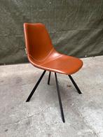 Dutch bone design kuip stoel, Ophalen, Bruin, Leer, Nvt