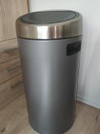 Brabantia RVS afvalemmer, Huis en Inrichting, Woonaccessoires | Prullenbakken, Ophalen, Gebruikt, 50 tot 75 cm, 40 liter of meer