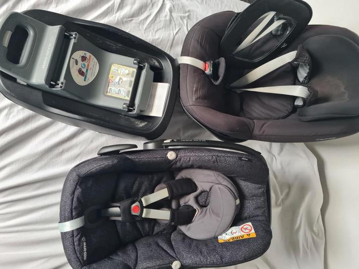 Maxi-Cosi autostoelen set: 2xPebble, 2xPearl + 2xFamilyFix, Kinderen en Baby's, Autostoeltjes, Maxi-Cosi, 0 t/m 13 kg, Isofix