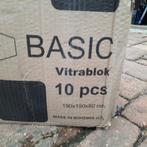 Basic glazen bouwstenen190x190x80, Ophalen, Wandtegels, Nieuw, Minder dan 20 cm