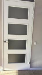 Binnendeur Berkvens Berkolux met mat facet glas, Ophalen, 80 tot 100 cm, 215 cm of meer, Binnendeur