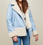 Baby blue biker jacket (Miss Selfridge), Blauw, Nieuw, Ophalen of Verzenden, Maat 34 (XS) of kleiner