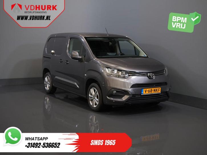 Toyota PROACE CITY 1.2 Turbo 130 pk Aut BENZINE 3Pers/ Stoel, Auto's, Bestelauto's, Bedrijf, Te koop, ABS, Achteruitrijcamera