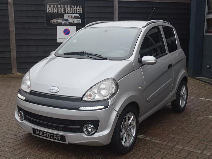 Microcar M.GO zilvergrijs, Diversen, Brommobielen en Scootmobielen, Gebruikt, Microcar, 46 km of meer, 16 km/u of meer, Ophalen