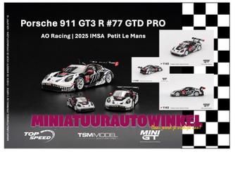 Porsche 911 GT3 R #77 Imsa 2025 beschikbaar voor biedingen