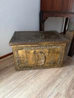 Kist 41x28 met dun koper? bekleed, Ophalen of Verzenden, Gebruikt, 50 tot 100 cm, Minder dan 50 cm