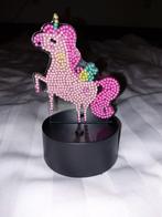 Leuk kinderlampje - Eenhoorn, Kunststof, Kindvriendelijk, Ophalen of Verzenden, Zo goed als nieuw