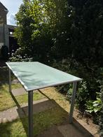 Glazen tafel IKEA, Huis en Inrichting, Tafels | Eettafels, 100 tot 150 cm, Rechthoekig, 50 tot 100 cm, Ophalen of Verzenden