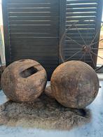 Antieke oude houten bowlingbal, Zo goed als nieuw, Ophalen