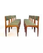 10x gerestaureerde Deense eetkamerstoel ‘60, Huis en Inrichting, Stoelen, Hout, Ophalen of Verzenden, Zo goed als nieuw, Vijf, Zes of meer stoelen
