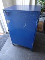 werkplaats kast blauw industriele kast, Huis en Inrichting, Kasten | Ladekasten, Ophalen, Gebruikt, 1 of 2 laden, 100 tot 150 cm