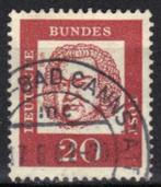 Duitsland Bundespost 1961-1964 - Yvert 225 - Beroemde D (ST), Verzenden, BRD, Gestempeld