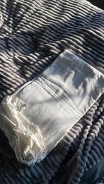 Oud hoeslaken, Gebruikt, Eenpersoons, Ophalen of Verzenden, Wit