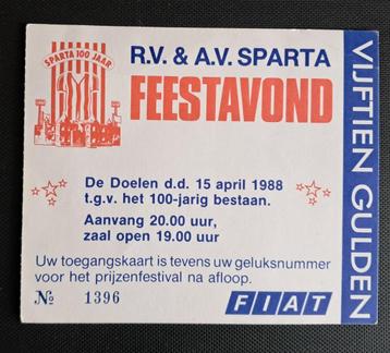 Sparta Rotterdam 1987/ 1988 beschikbaar voor biedingen