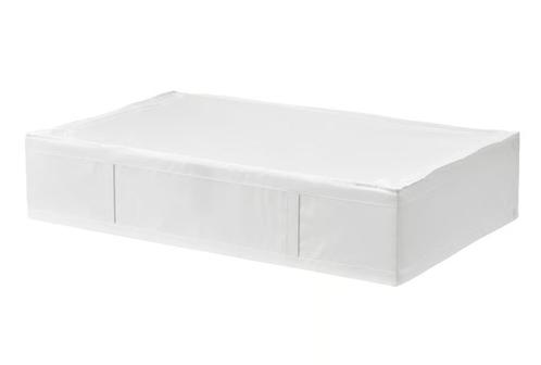 2x IKEA SKUBB Opbergtas, wit, 90x53x19 cm, Huis en Inrichting, Woonaccessoires | Kisten, Zo goed als nieuw, Minder dan 50 cm, 75 tot 100 cm