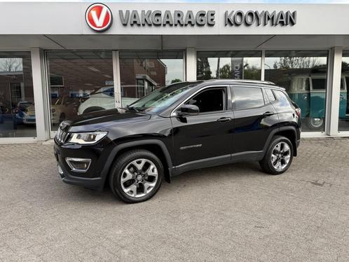 Jeep Compass 1.4 M.Air Limited 4x4 | Leer | trekhaak | Beats, Auto's, Jeep, Compass, ABS, Achteruitrijcamera, Adaptieve lichten
